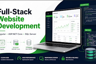 a full website UI and its backend