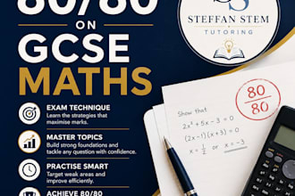 tutor for gcse maths and sciences as well as provide resources