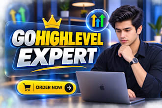 be your gohighlevel expert for funnel, website, automation