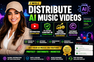 distribute ai music videos fix youtube content id enable you tube monetization