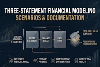build an investor ready financial model with projections and scenarios