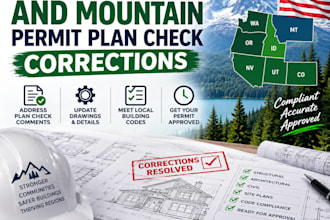 fix northwest and mountain states permit plan check corrections