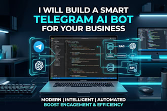 build a telegram ai chatbot with rag using python
