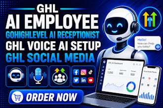ghl ai employee gohighlevel ai receptionist ghl voice ai setup ghl social media