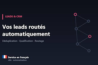 automate your lead routing and CRM sync with n8n