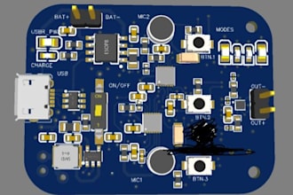 design stm32 pcb, schematic, embedded hardware and firmware