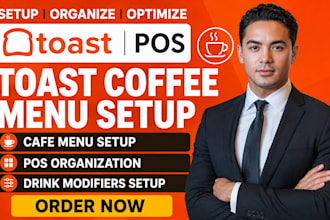 toast coffee menu setup cafe pos organization toast drink modifiers setup