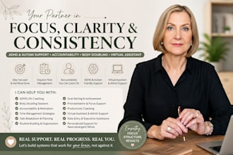 adhd life coach accountability partner body double autism adhd virtual assistant
