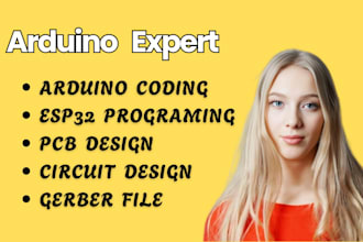 make hardware prototyping, lot project, pcb design, arduino and rsp32 program