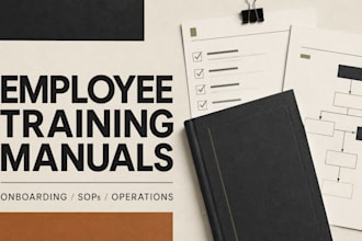 create your employee training manual