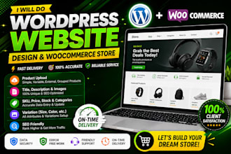 upload and update products on wordpress woocommerce