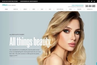 build squarespace plastic surgery website cosmetic website aesthetic website