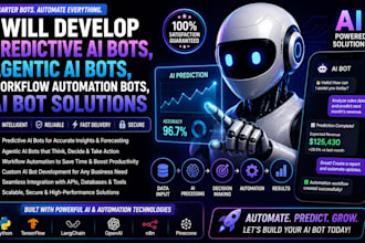 develop predictive ai bots, agentic ai bot, workflow automation botas, ai bot