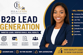 do b2b lead generation and email list building