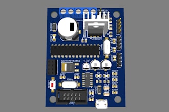 design industrial pcb with stm32, can, rs485 and modbus