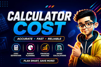 create custom web calculator, online calculator, quote calculator, excell sheet