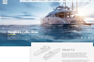design squarespace boat rental website yacht charter website jet ski rental
