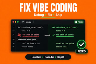 fix, debug or build your lovable, base44 or replit ai app