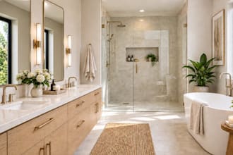 create realistic bathroom renovation visualizations