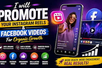 promote your instagram reels and facebook videos for organic growth