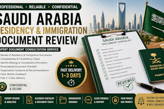 review saudi arabia residency and immigration documents