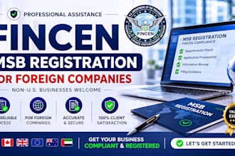 help with fincen msb registration for foreign companies and non resident