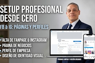 create and setup your professional facebook and instagram page