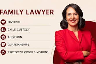 provide legal support for civil, criminal, family and divorce matters