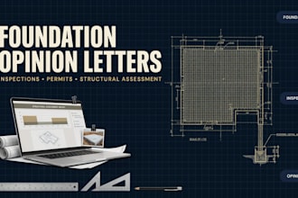 provide professional foundation opinion letters for inspections and permits