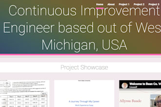 create a professional portfolio website using google sites