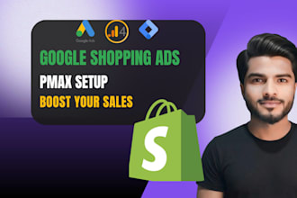 set up google shopping and performance max ads for shopify
