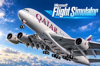 create msfs 2020 and 2024 virtual airline livery for microsoft flight simulator