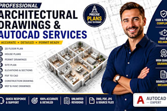 draw permit ready architectural drawings autocad floor plans florida georgia