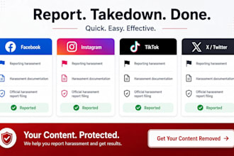 ig banning bot, copyright remove instagram tiktok x yt fb harassing content dmca