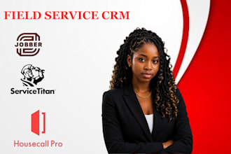 set up and automate jobber servicetitan or housecall pro CRM