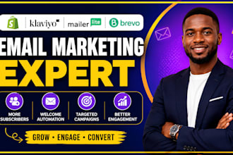 build shopify klaviyo mailchimp signup forms popup welcome email automation flow