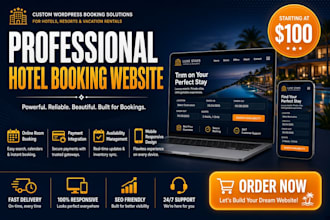 build a wordpress hotel booking website with online reservation system