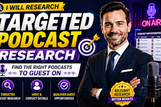 pitch you to relevant podcasts and media outlets for guest interviews