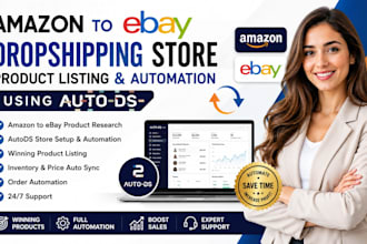 do amazon to ebay dropshipping store product listing and automation using autods