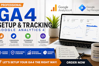 setup ga4, google analytics 4 and conversion tracking