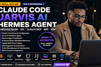 setup claude code jarvis ai hermes agent ai second brain api claude mcp bot sdk