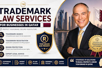provide trademark law services for businesses in qatar
