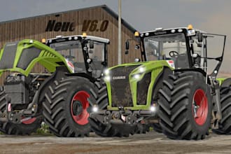 create custom fs25 machinery, tractor, harvester and equipment