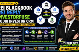 setup rei blackbook rei reply investorfuse podio investor crm automation