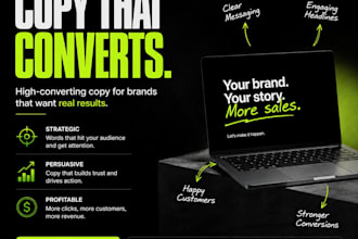 write engaging copy for websites, ads, and social media