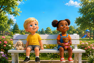 illustrate your childrens storybook with consistent characters