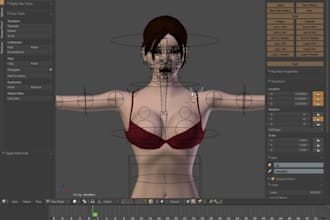 fix weight painting and skinning issues for your 3d character and bone problem