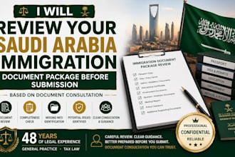 review your saudi arabia immigration document package before submission