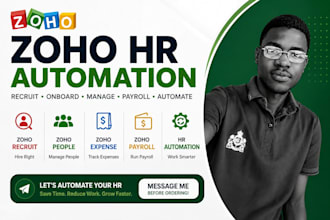 zoho recruit zoho people employee onboarding zoho expense hr payroll automation