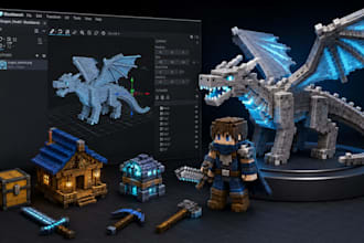 create custom blockbench 3d models for minecraft and games